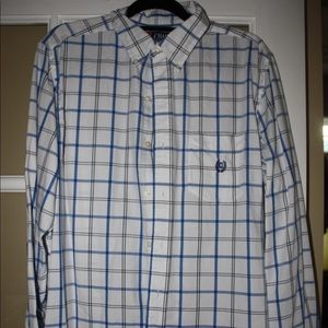 Men’s Chaps Plaid Button Down Shirt